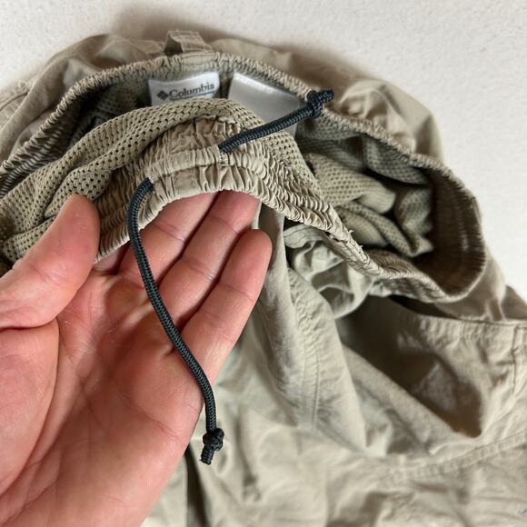 Columbia PFG Omni-Shade Convertible Pants Men's Medium Mesh Drawstring Hiking - Picture 9 of 16